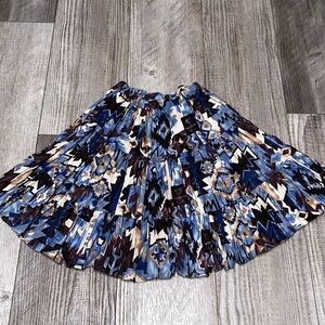 Vintage Desert West by Sherry Holt southwestern Cow girl circle pleated skirt